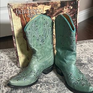 Old Gringo Women's Turquoise Sora Floral Embroidered Boots